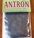 antron sparkle dubbing  Wapsi charcoal grey